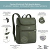 image:imageTravelon AntiTheft Classic Small Convertible BackpackGreen