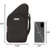 image:imageTravelon AntiTheft Essentials Compact Crossbody BagBlack