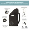 image:imageTravelon AntiTheft Essentials Compact Crossbody BagBlack