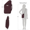 image:imageTravelon AntiTheft Essentials Compact Crossbody BagDark Bordeaux