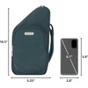 image:imageTravelon AntiTheft Essentials Compact Crossbody BagPeacock