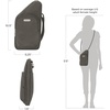 image:imageTravelon AntiTheft Essentials Compact Crossbody BagSmoke