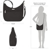 image:imageTravelon AntiTheft Essentials EastWest Hobo BagBlack