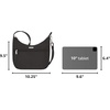image:imageTravelon AntiTheft Essentials EastWest Hobo BagBlack