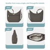 image:imageTravelon AntiTheft Essentials EastWest Hobo BagSmoke