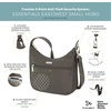 image:imageTravelon AntiTheft Essentials EastWest Hobo BagSmoke