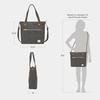 image:imageTravelon AntiTheft Heritage Tote BagPewter