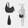 image:imageTravelon AntiTheft Runways Asymmetric HoboBlack