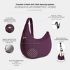 image:imageTravelon AntiTheft Runways Asymmetric HoboPlum