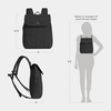 image:imageTravelon AntiTheft Runways Compact BackpackBlack