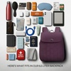 image:imageTravelon AntiTheft Runways Compact BackpackPlum