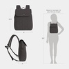 image:imageTravelon AntiTheft Runways Compact BackpackSmoke
