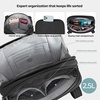 image:imageTravelon AntiTheft Runways Double Compartment CrossbodyBlack
