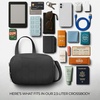 image:imageTravelon AntiTheft Runways Double Compartment CrossbodyBlack