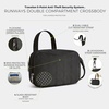 image:imageTravelon AntiTheft Runways Double Compartment CrossbodyBlack