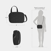image:imageTravelon AntiTheft Runways Double Compartment CrossbodyBlack