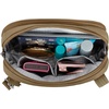 image:imageTravelon AntiTheft Runways Double Compartment CrossbodyLatte
