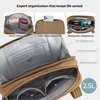 image:imageTravelon AntiTheft Runways Double Compartment CrossbodyLatte