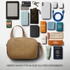 image:imageTravelon AntiTheft Runways Double Compartment CrossbodyLatte