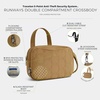 image:imageTravelon AntiTheft Runways Double Compartment CrossbodyLatte