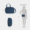 image:imageTravelon AntiTheft Runways Double Compartment CrossbodyOcean