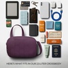 image:imageTravelon AntiTheft Runways Double Compartment CrossbodyPlum
