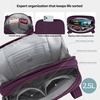 image:imageTravelon AntiTheft Runways Double Compartment CrossbodyPlum