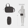 image:imageTravelon AntiTheft Runways Double Compartment CrossbodySmoke