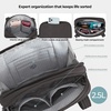 image:imageTravelon AntiTheft Runways Double Compartment CrossbodySmoke