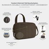 image:imageTravelon AntiTheft Runways Double Compartment CrossbodySmoke