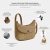 image:imageTravelon AntiTheft Runways Medium CrossbodyLatte