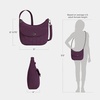 image:imageTravelon AntiTheft Runways Medium CrossbodyPlum