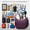 image:imageTravelon AntiTheft Runways Medium CrossbodyPlum