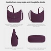 image:imageTravelon AntiTheft Runways Medium CrossbodyPlum