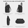 image:imageTravelon AntiTheft Runways Slim Assymetric CrossbodyBlack