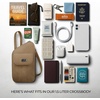 image:imageTravelon AntiTheft Runways Slim Assymetric CrossbodyLatte