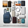 image:imageTravelon AntiTheft Runways Slim Assymetric CrossbodyOcean
