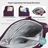image:imageTravelon AntiTheft Runways Slim Assymetric CrossbodyPlum