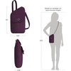 image:imageTravelon AntiTheft Runways Slim Assymetric CrossbodyPlum