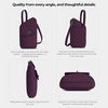image:imageTravelon AntiTheft Runways Slim Assymetric CrossbodyPlum