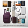 image:imageTravelon AntiTheft Runways Slim Assymetric CrossbodyPlum