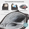 image:imageTravelon AntiTheft Runways Slim Assymetric CrossbodySmoke