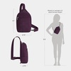 image:imageTravelon AntiTheft Runways Small SlingPlum