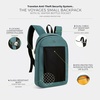 image:imageTravelon AntiTheft The Voyages Small Backpack with XL Water Bottle PocketSlate Blue