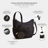 image:imageTravelon Antitheft Classic Crossbody Bucket Bag  AntitheftBlack