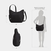 image:imageTravelon Antitheft Classic Crossbody Bucket Bag  AntitheftBlack