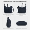 image:imageTravelon Antitheft Classic Crossbody Bucket Bag  AntitheftMidnight