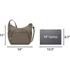 image:imageTravelon Antitheft Classic Crossbody Bucket Bag  AntitheftNutmeg