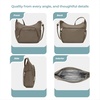 image:imageTravelon Antitheft Classic Crossbody Bucket Bag  AntitheftNutmeg