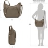 image:imageTravelon Antitheft Classic Crossbody Bucket Bag  AntitheftNutmeg